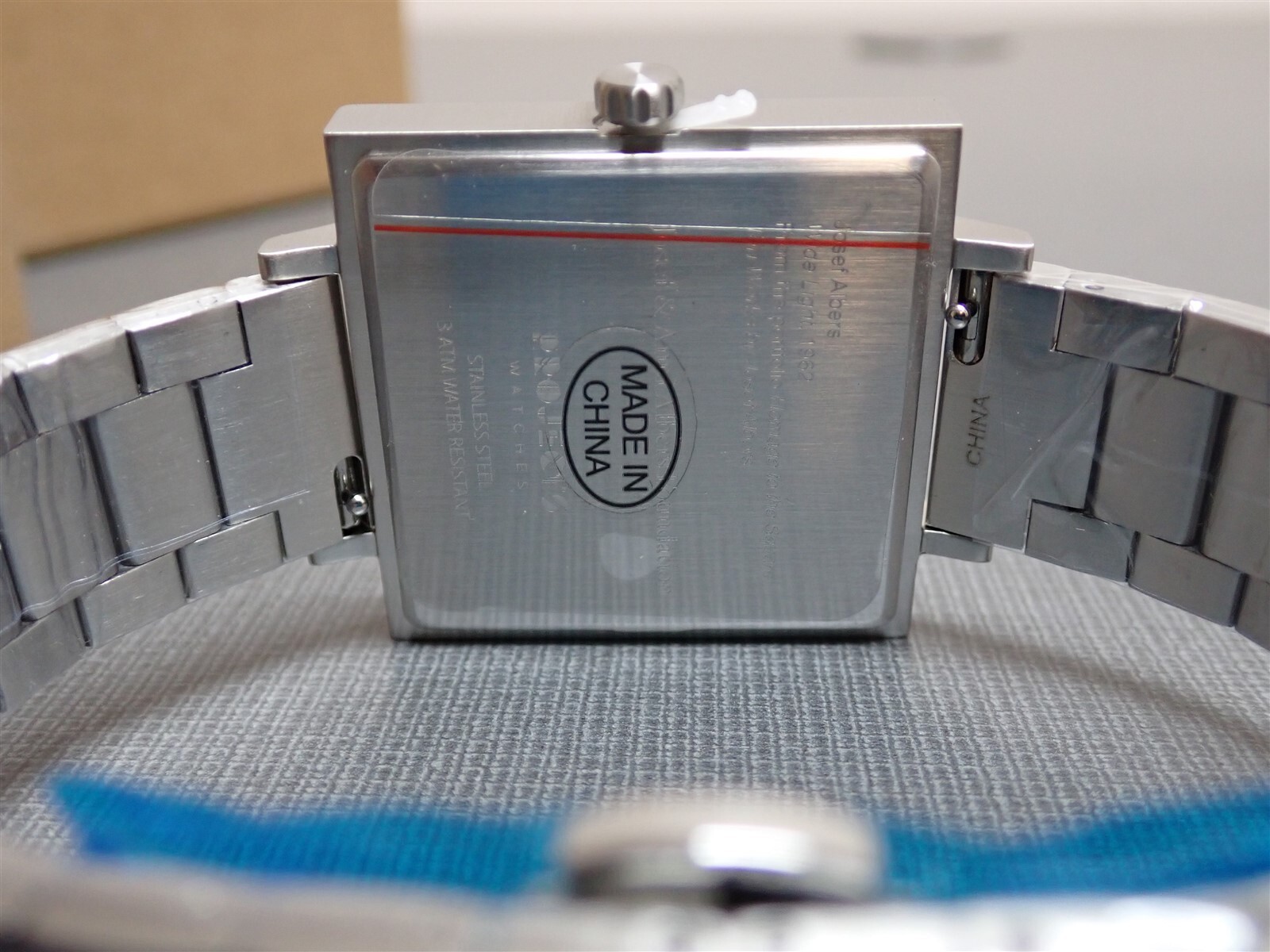 NEW Projects Watches PJT-7660 Wide Light 40mm Silver Metal Band Watch