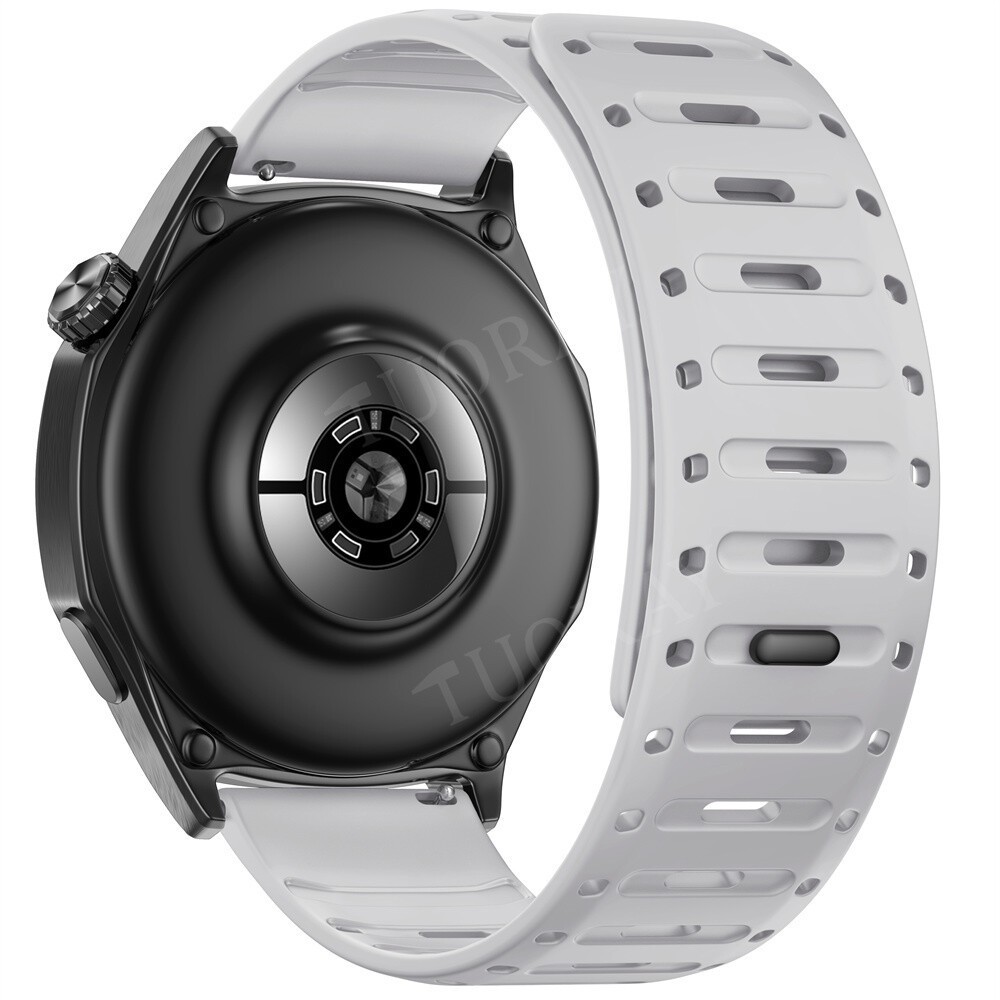 22mm Magnetic Silicone Watch Strap Band For Amazfit GTR 4 3 47mm Bip 6 Bracelet