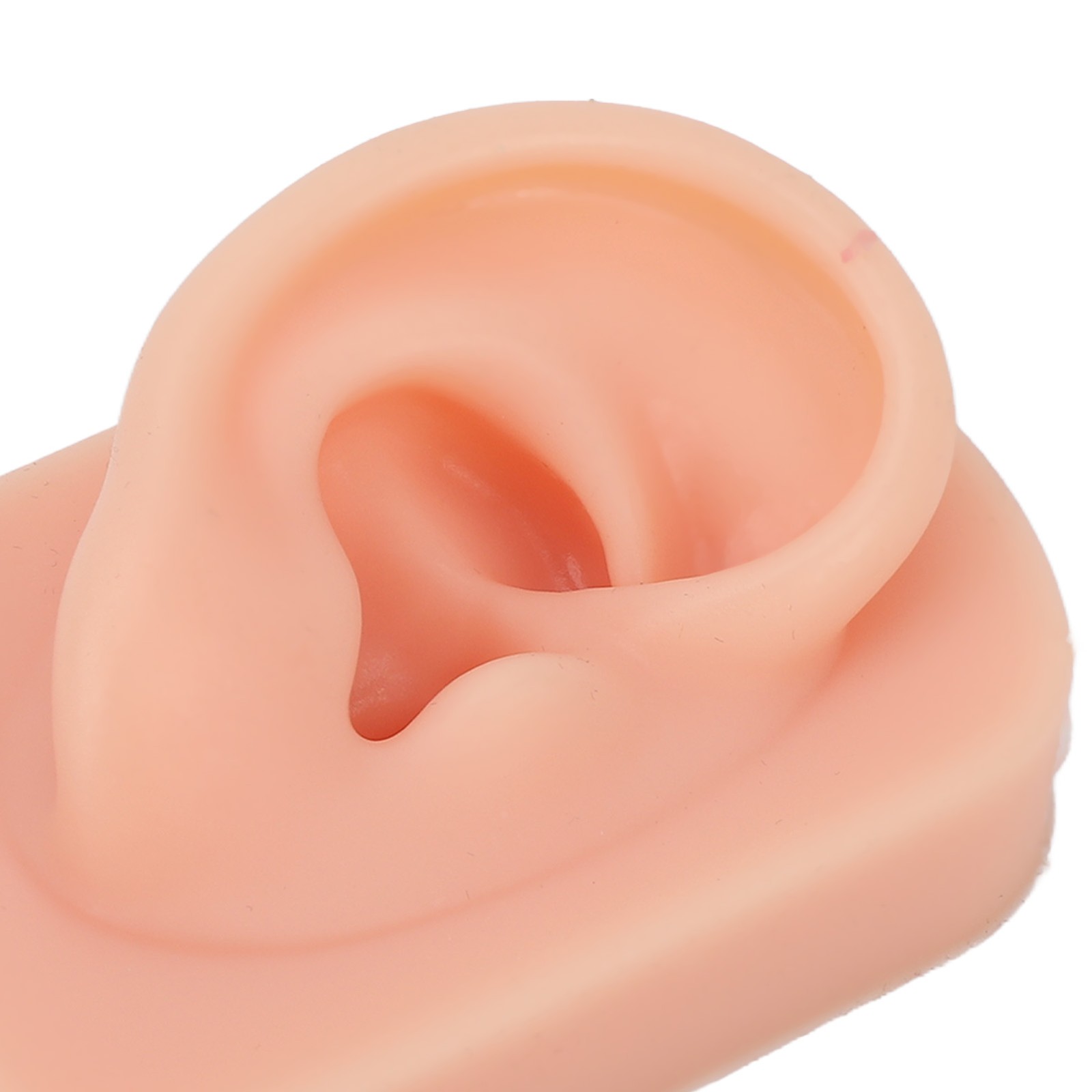 Soft Silicone Ear Model Reusable For Piercing Training (Light Complexion)