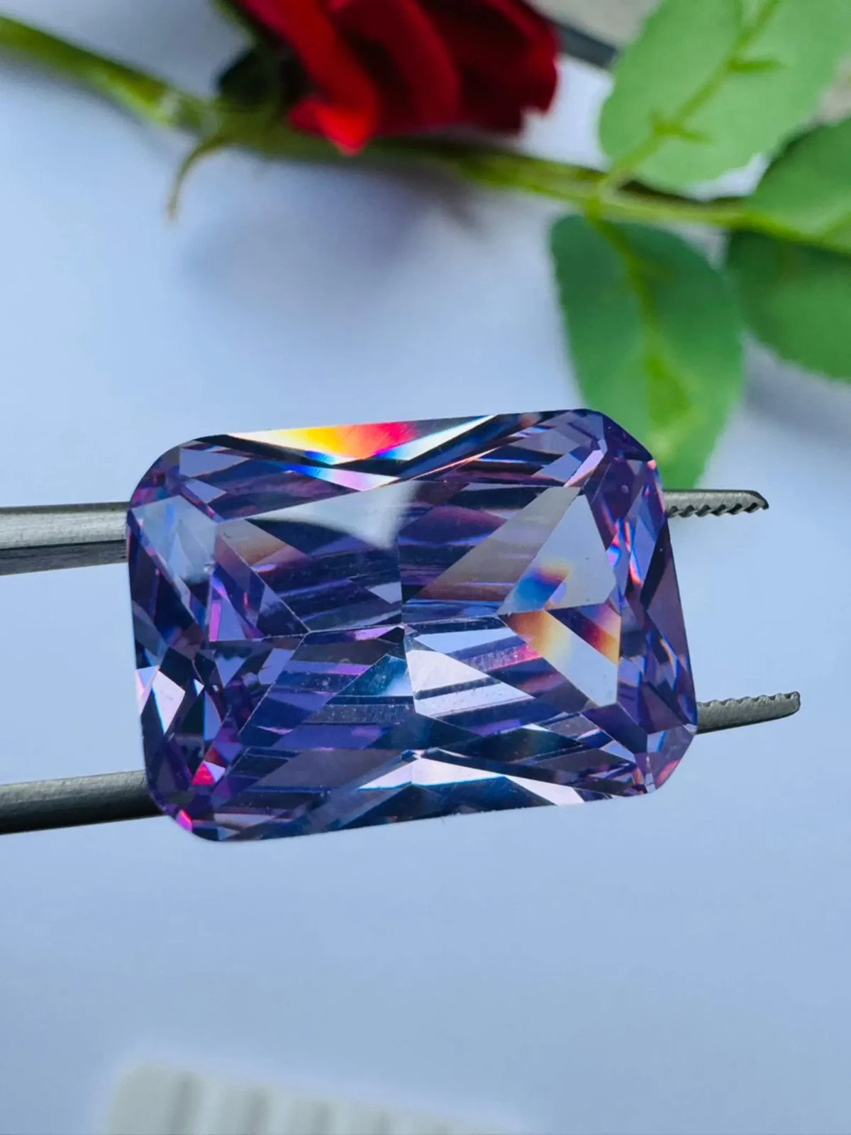 CERTIFIED Natural Diamod 3.05 CT purple princess Brilliant VVS1/ 9.5 mm
