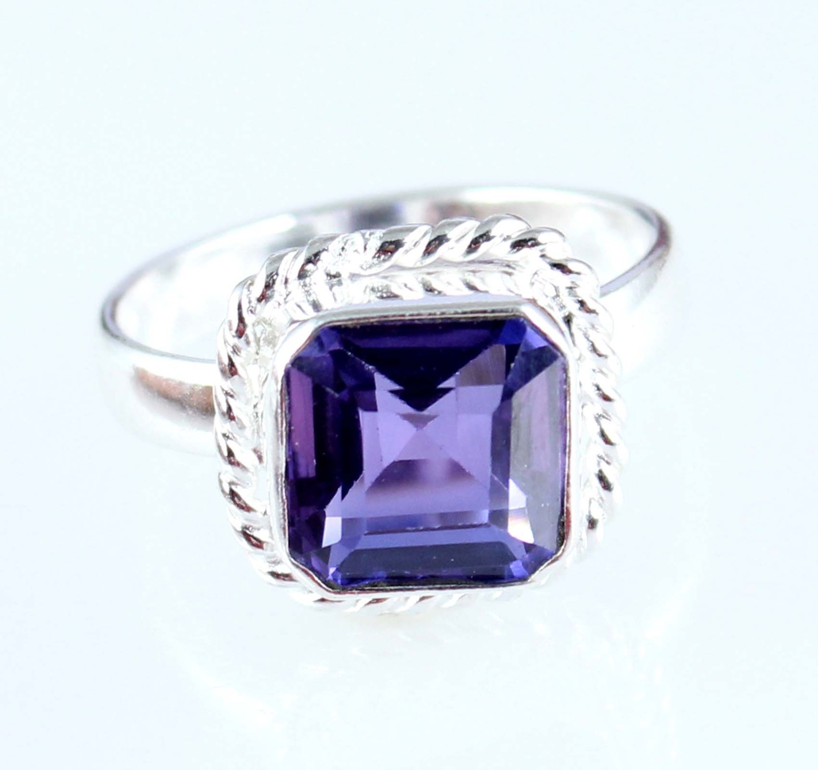 Natural 12.25 Ct Boysenberry Sapphire Octagon Gemstone Ring Free Certification