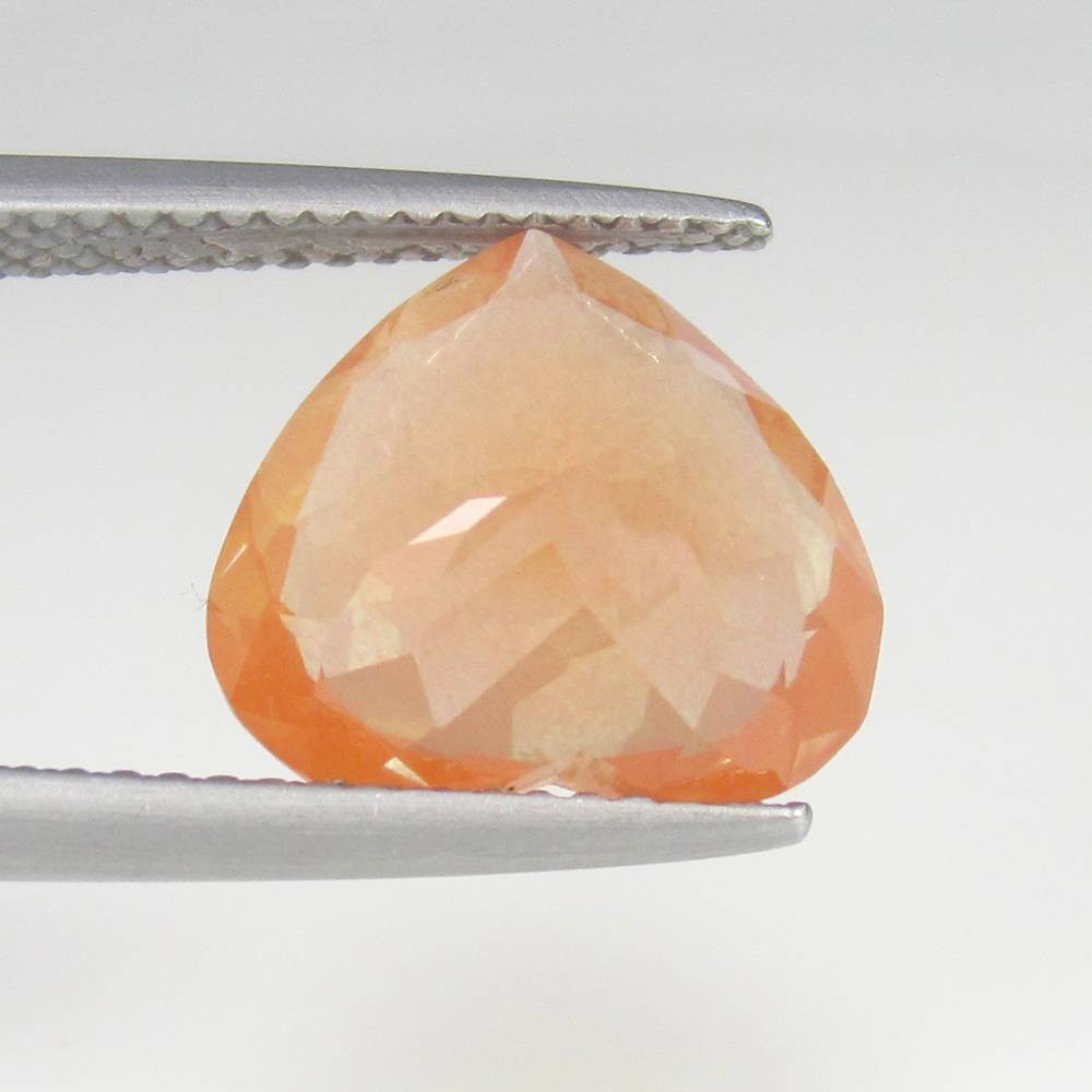 4.74 Ct Natural Andesine Very Good Quality Heart Cut ” Very Good Luster “- 1307