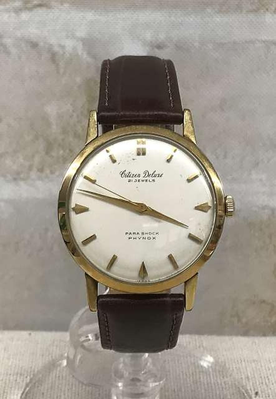 Manual Wind Wristwatch Model Number 1407095 CITIZEN DELUXE