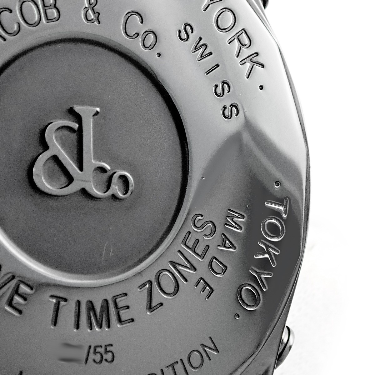 JACOB&CO 5 Time Zone 1.9″ Skull Limited JC-SKULL9 Original Factory Diamond
