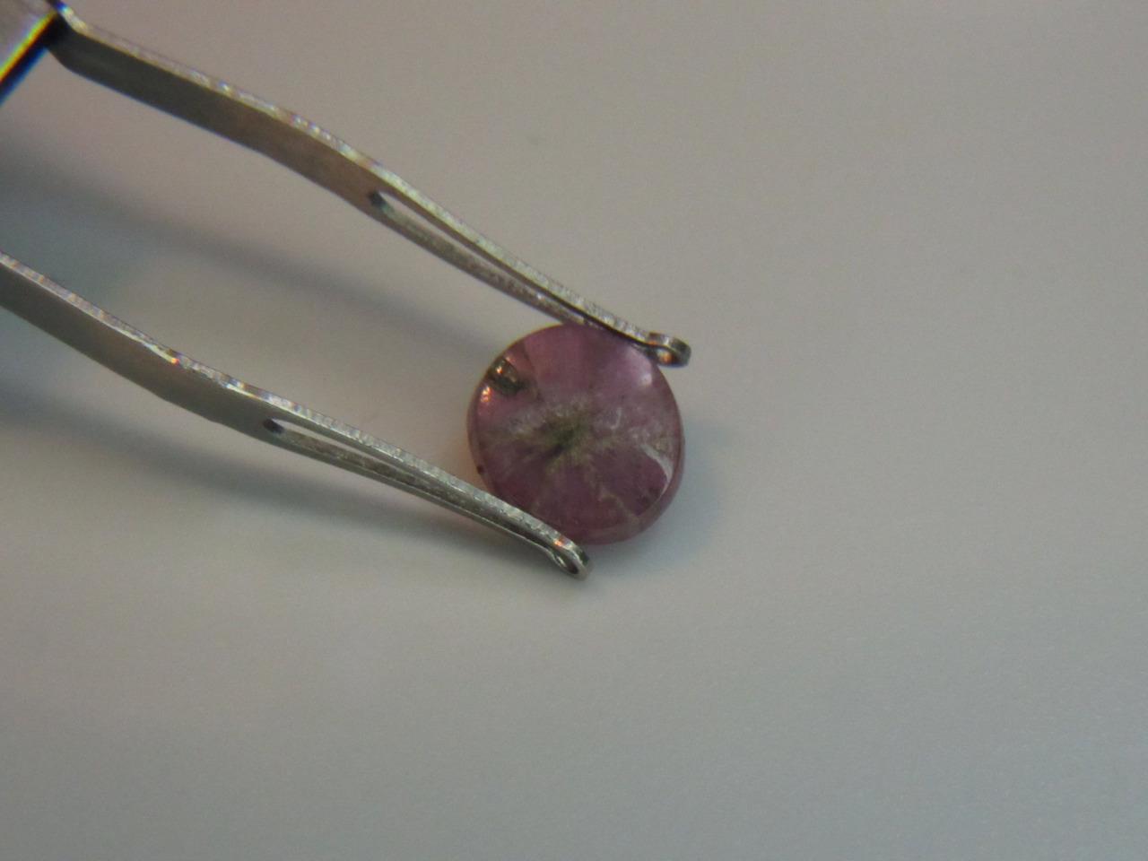 1.55CT STUNNING UNTREATED COLLECTOR GEM SEMI TRANSPARENT RED BURMA TRAPICHE RUBY