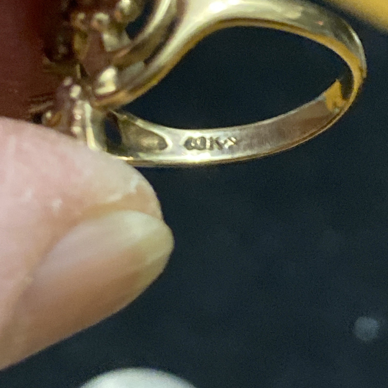 Vtg South Dakota Gold Company 10k Gold Ring Size 4.5/Diamond 2.29g (No Box)