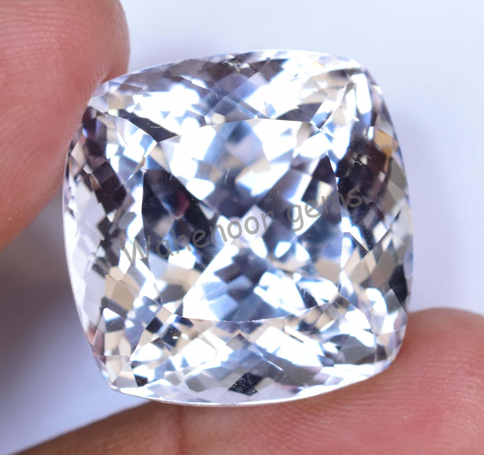 Flawless 91.95 Ct Natural Pink Morganite Cushion Certified Loose Gemstone