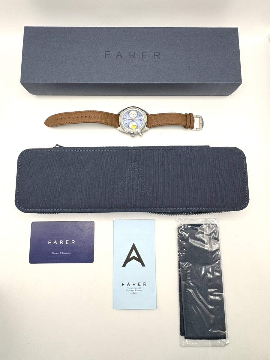 Farer The Cobb Pulsometer Monopusher Chronograph Case 40.5mm WR 100M (CP3017540)