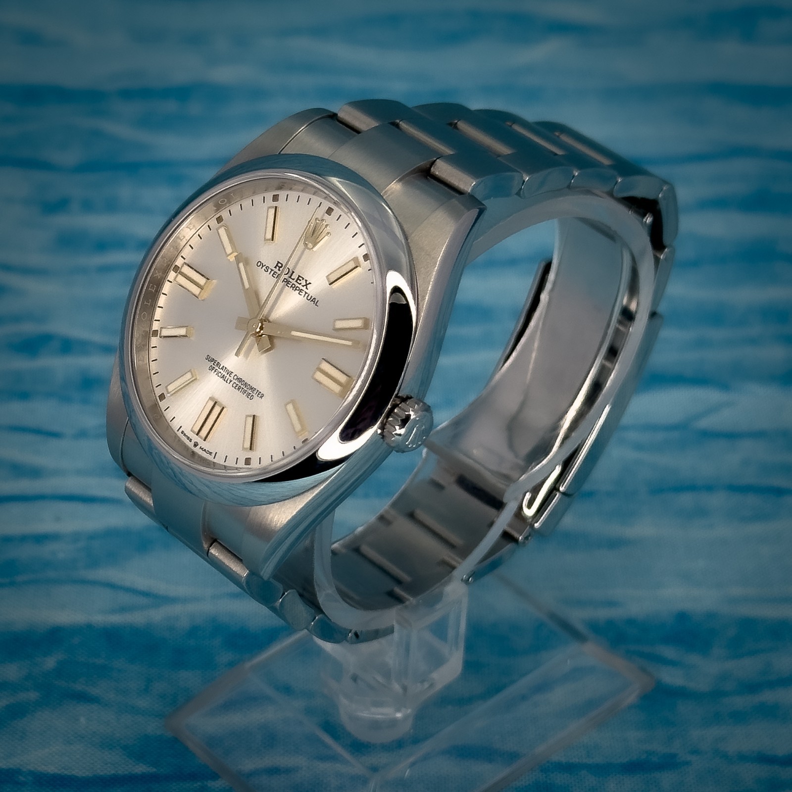 2020 Rolex Oyster Perpetual Silver Dial 41mm 124300 – Full Set