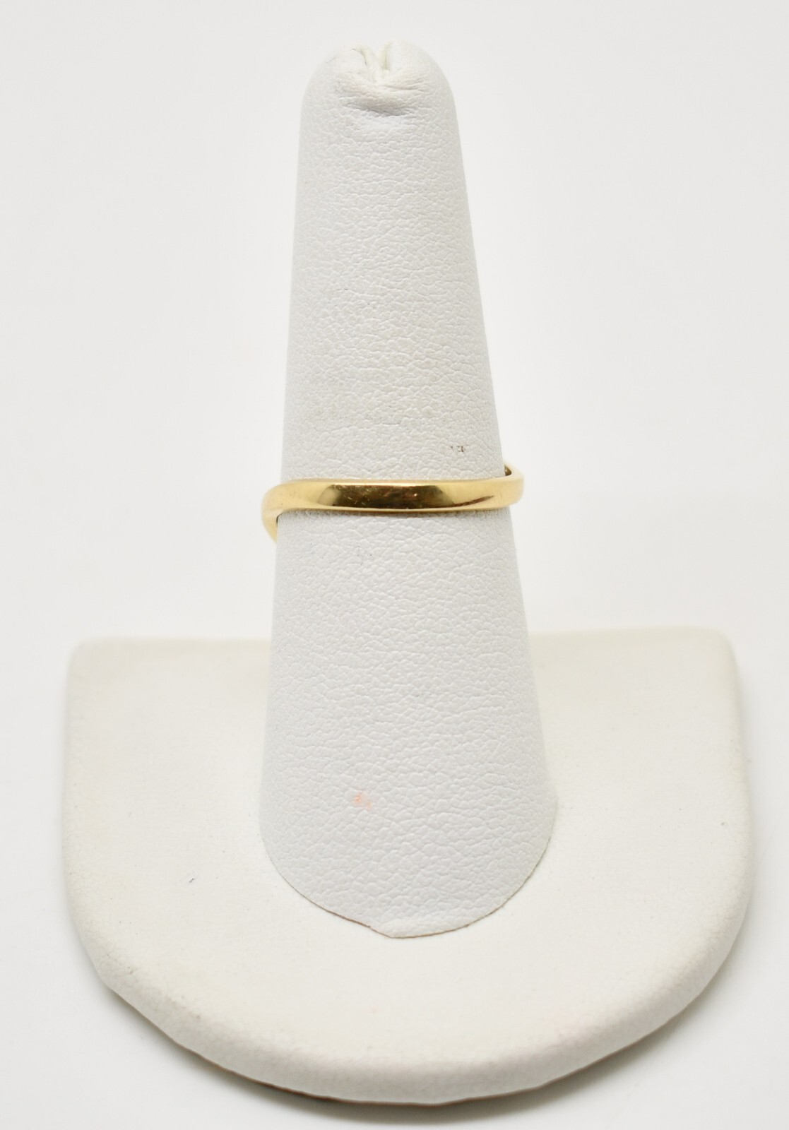 14K Yellow Gold Fancy Curved Diamond Ring 0.07 CT 7.0 GOLD-2931