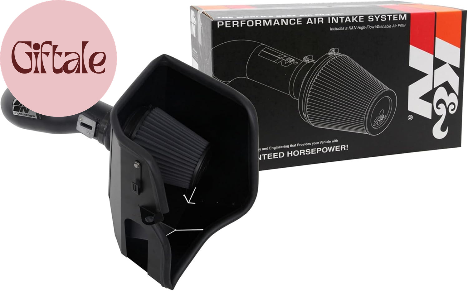 Cold Air Intake System: Dry-Flow Air Filter, Increase Performance & Towing: Comp
