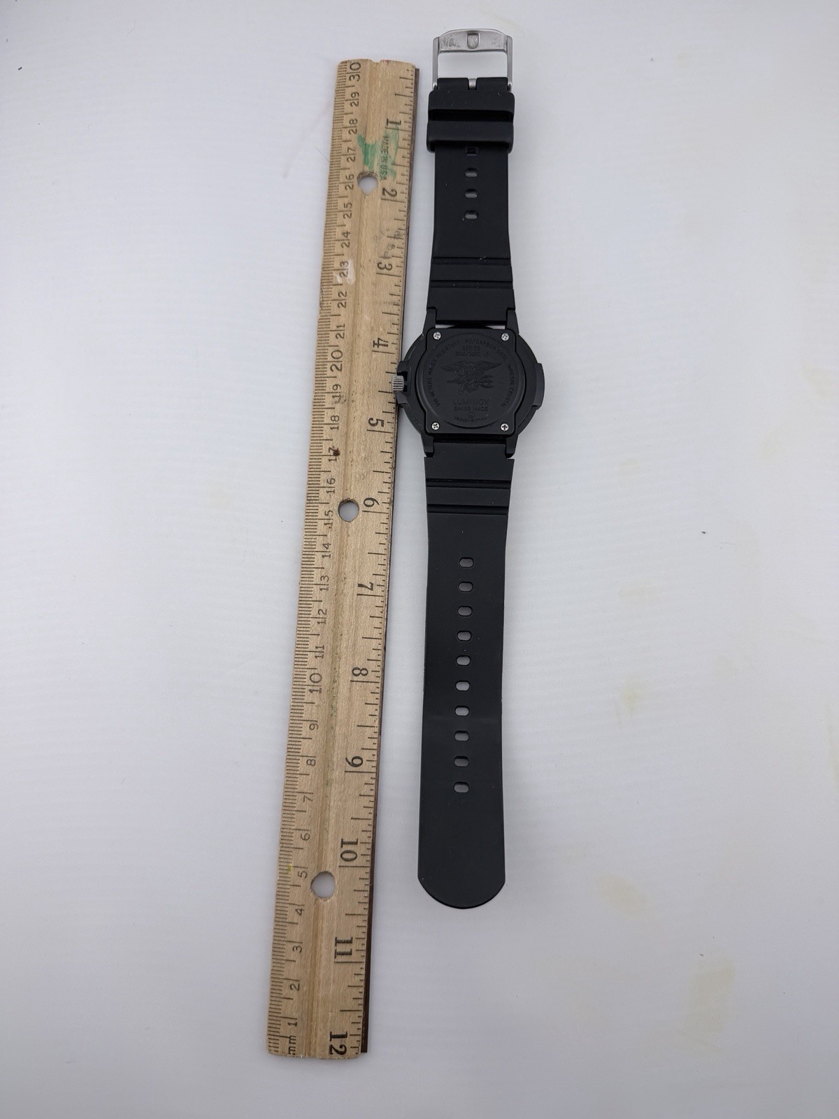 Luminox Navy SEAL 3000/3900 V3 Swiss Quartz 200M Black Dive Watch Runs Great