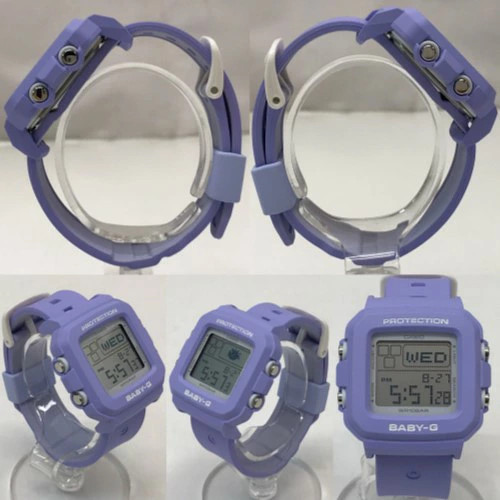 CASIO Baby G 2WAY Digital Ladies Purple BGD 10K 6JR Watch Used 3