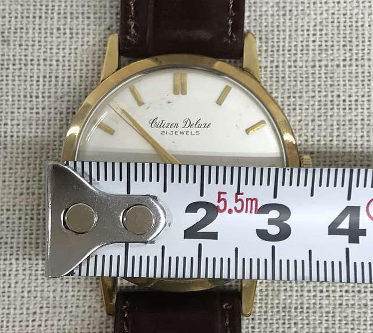 Manual Wind Wristwatch Model Number 1407095 CITIZEN DELUXE