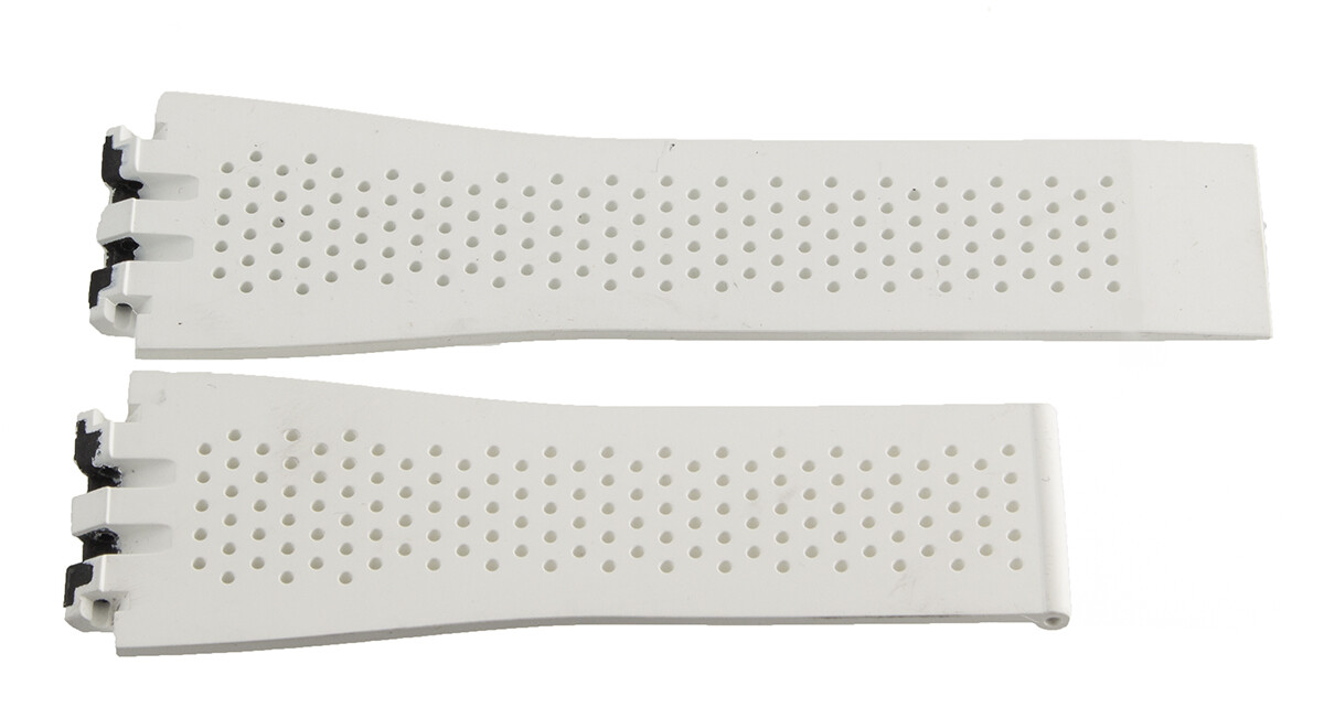 Tag Heuer 01 Carrera Calibre 22mm White Rubber Band Strap CAR2A1Z.FT6051