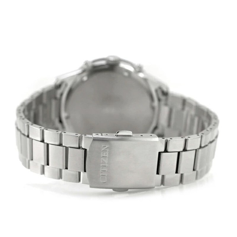 Citizen Collection BL5614-59A White Eco-Drive Stainless Chronograph Men Watch