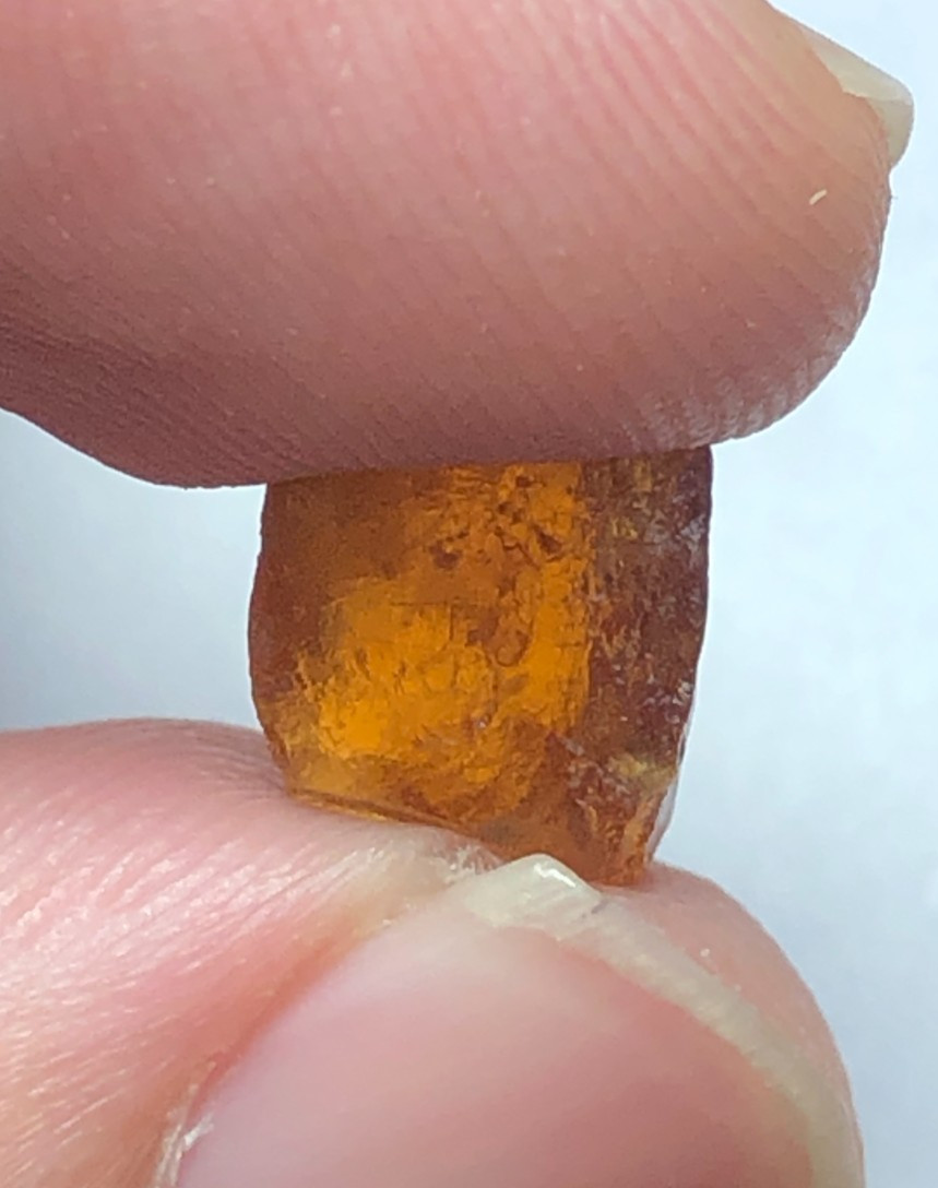 60 carat Natural facet rough quality hessonite garnet from Africa loose gemstone