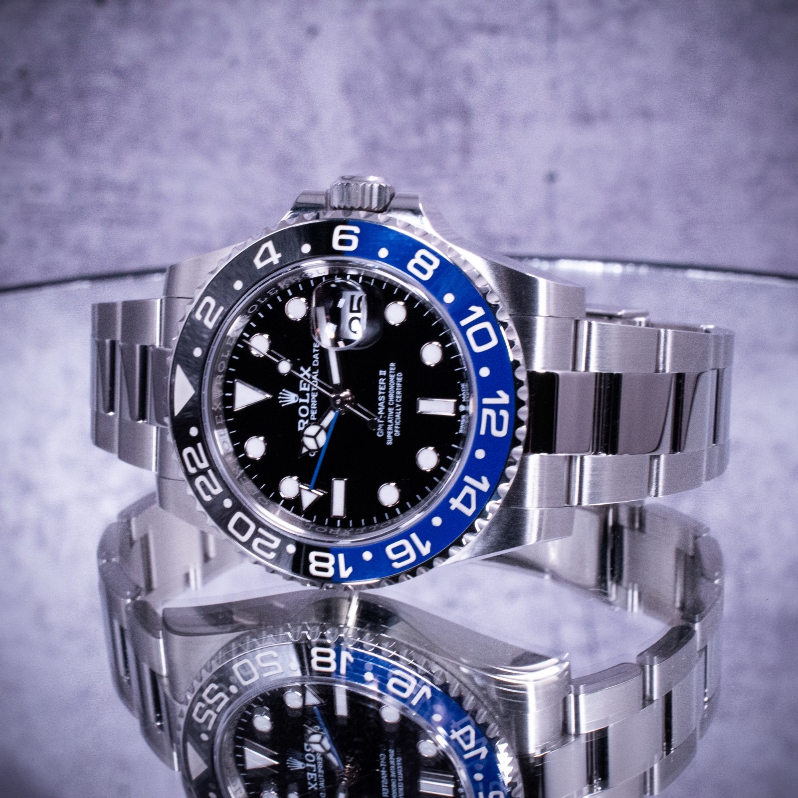 Rolex GMT-Master II Batman 40mm, Ref. 126710BLNR with B&P