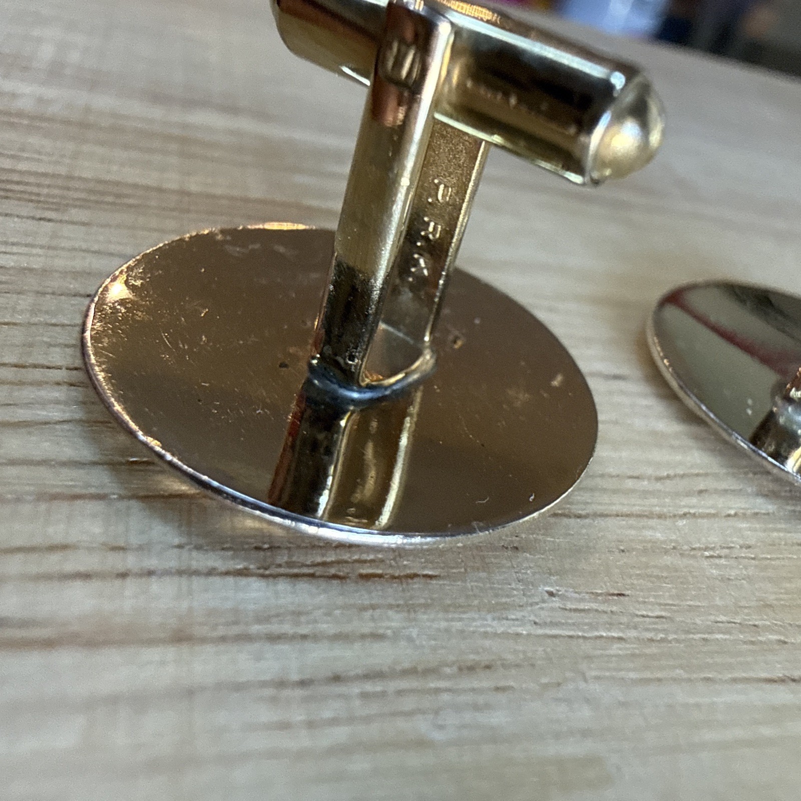 Vintage PRK 1/20 12K Yellow Gold Fill Cufflinks Filagree etched.