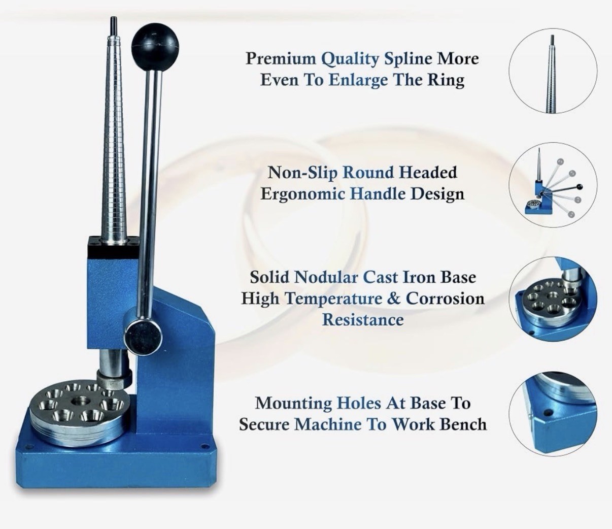 SIMOND STORE Ring Stretcher Reducer & Enlarger Size Adjustment Tool