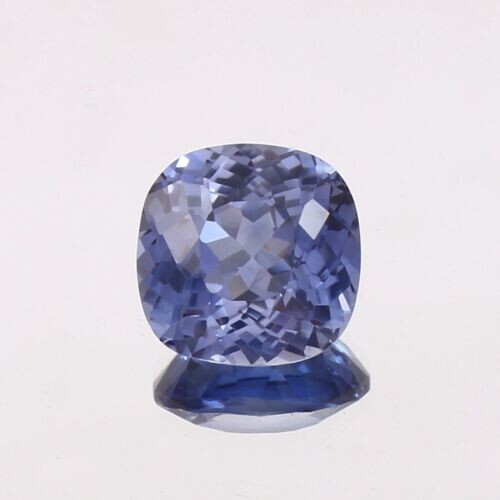9.50 MM – AAA Natural Flawless Kashmir Blue Sapphire Loose Cushion Gemstone Cut