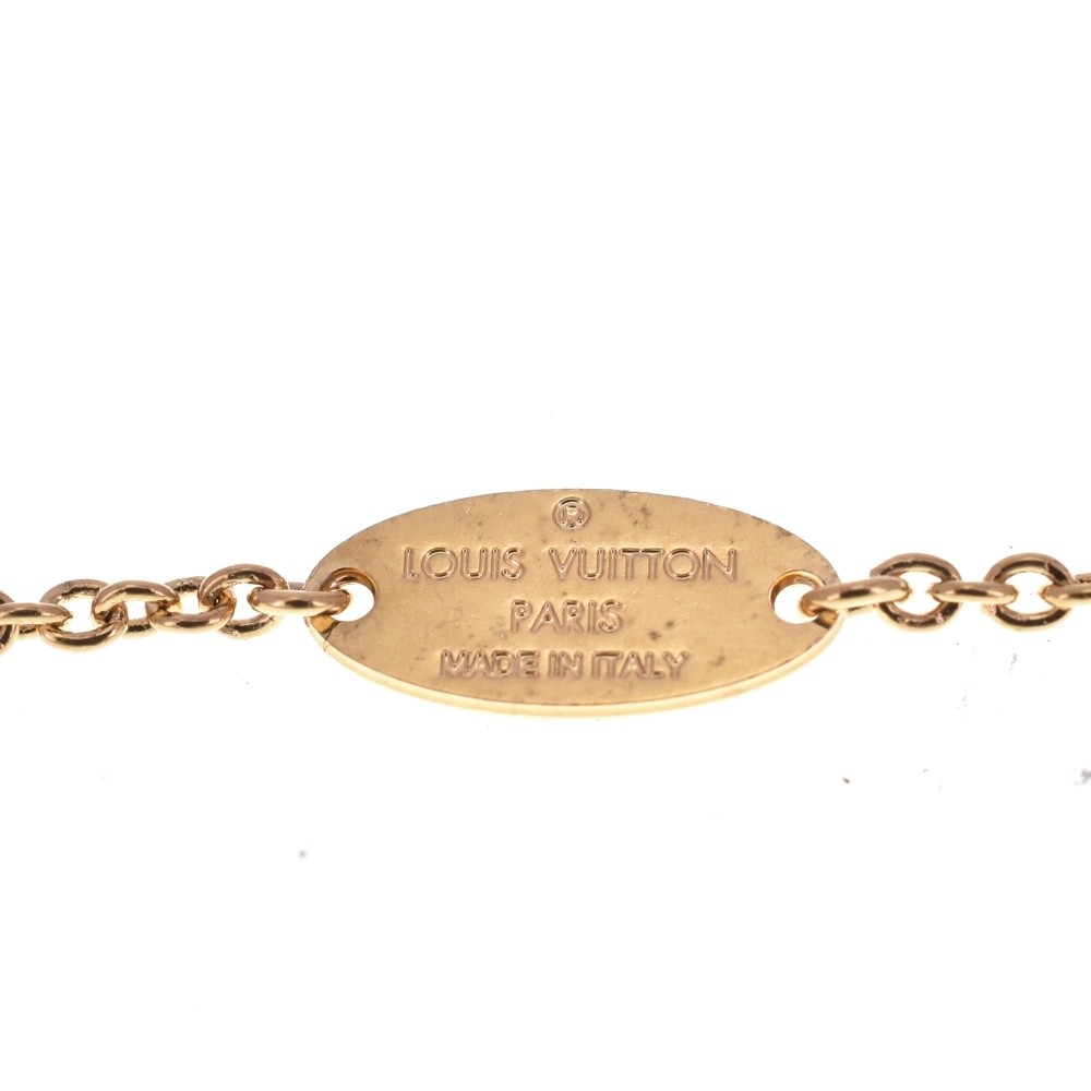 LOUIS VUITTON Lucky Gram Necklace M62804 Ladies jewelry S#139255