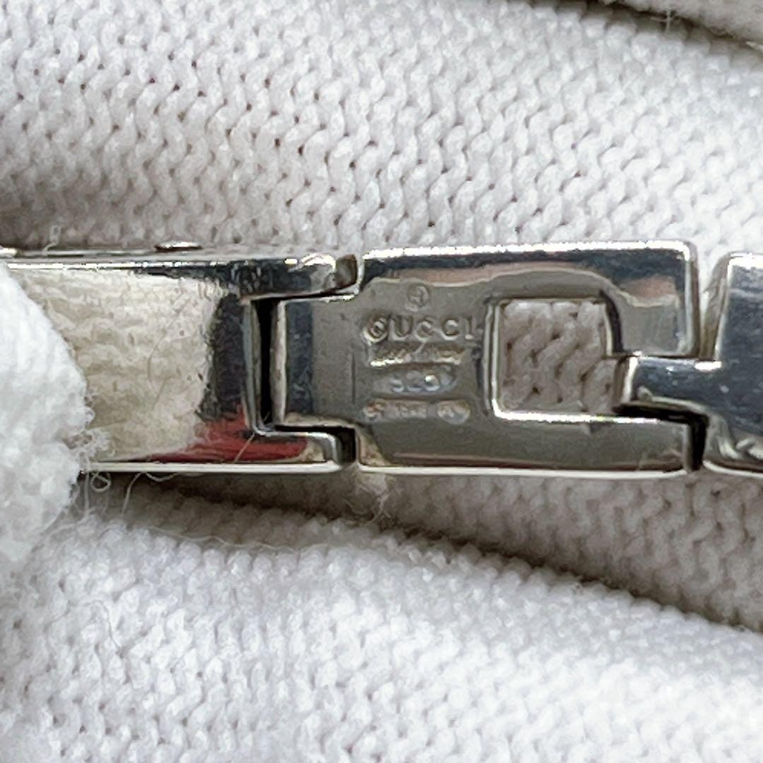 GUCCI G Shape Link SV925 Bracelet Silver Jewelry Luxury Accessory