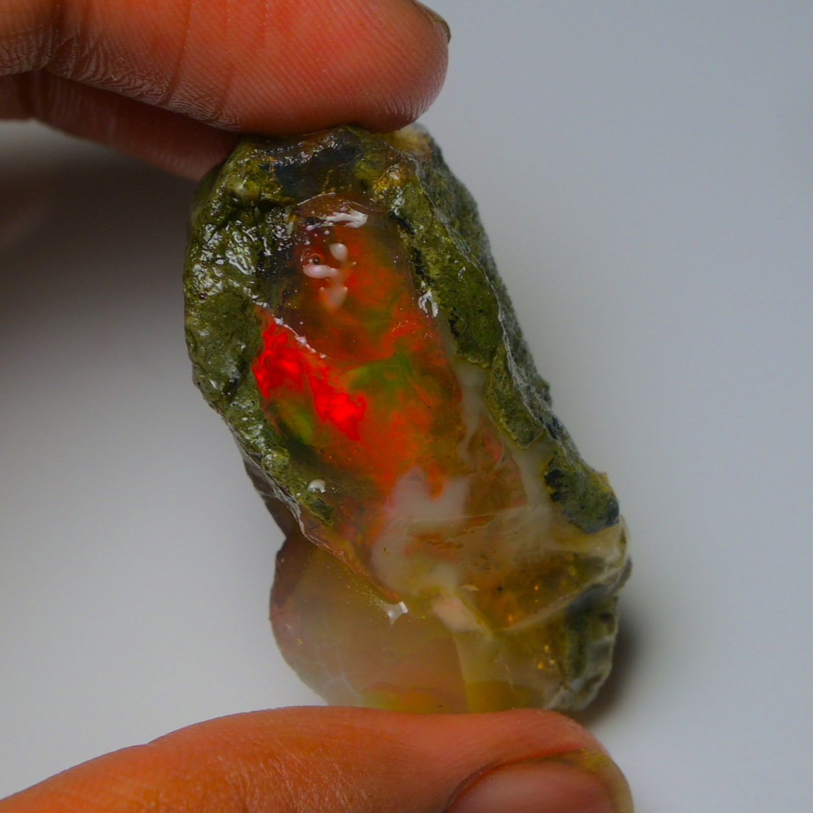 Stunning Ethiopian Opal Rough 100.00 Cts, Large Oil Opal Specimen Natural Opal