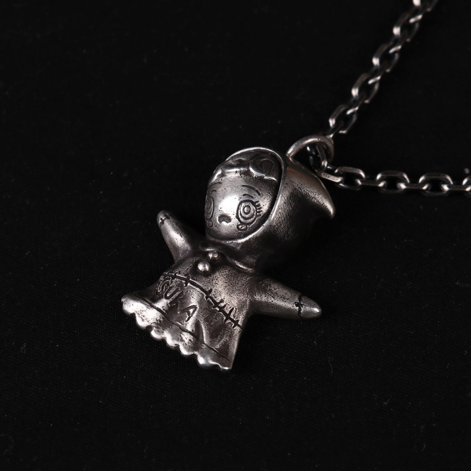 925 Sterling Silver Neon Genesis Evangelion Asuka’s Doll Necklace Pendant