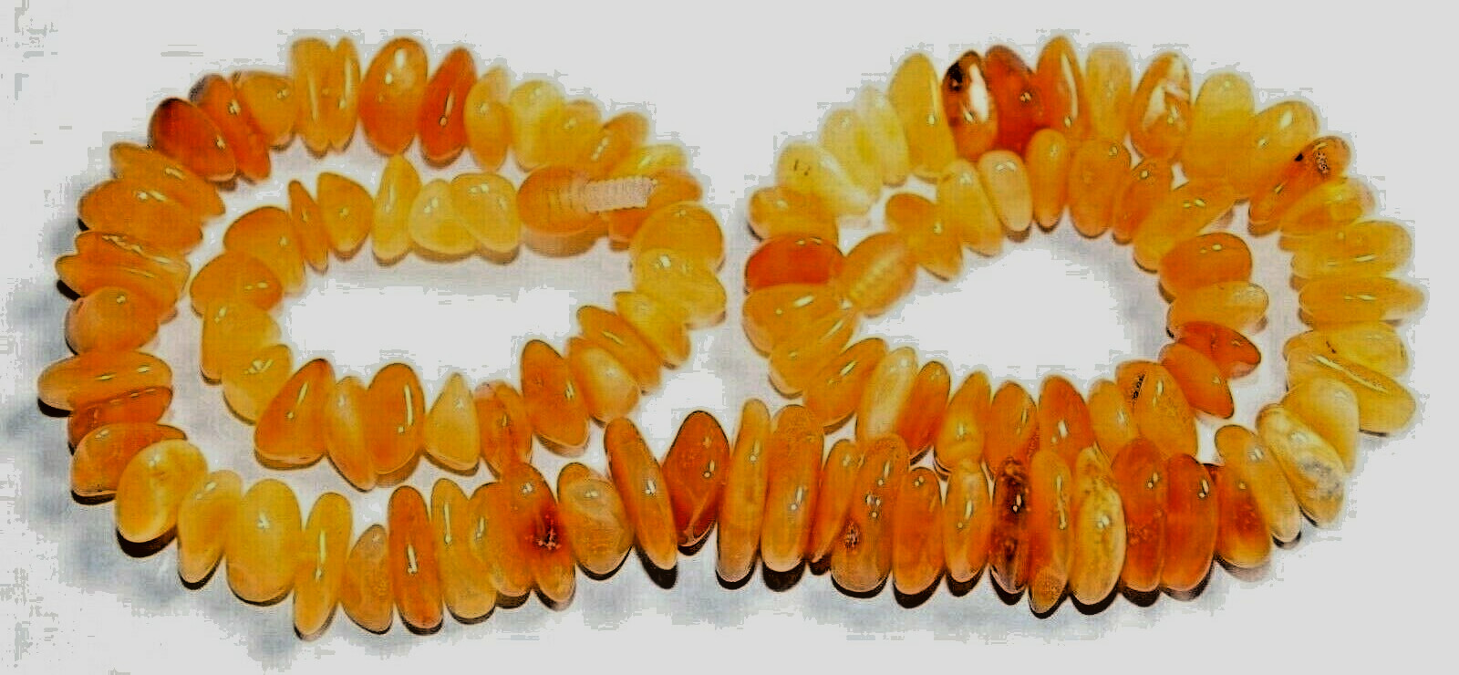 ✅51 cm=34gr RUSSIAN SOVIET BALTIC AMBER BEAD NECKLACE 琥珀 BRACELET STONE PENDANT