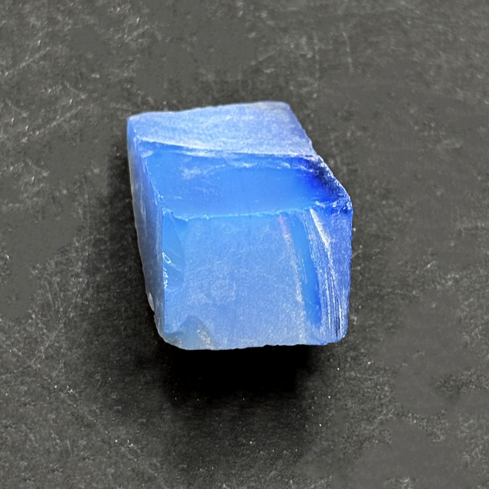 CERTIFIED Blue Opal Uncut Rough 157 Ct Lab-Created Loose Gemstone for Collection