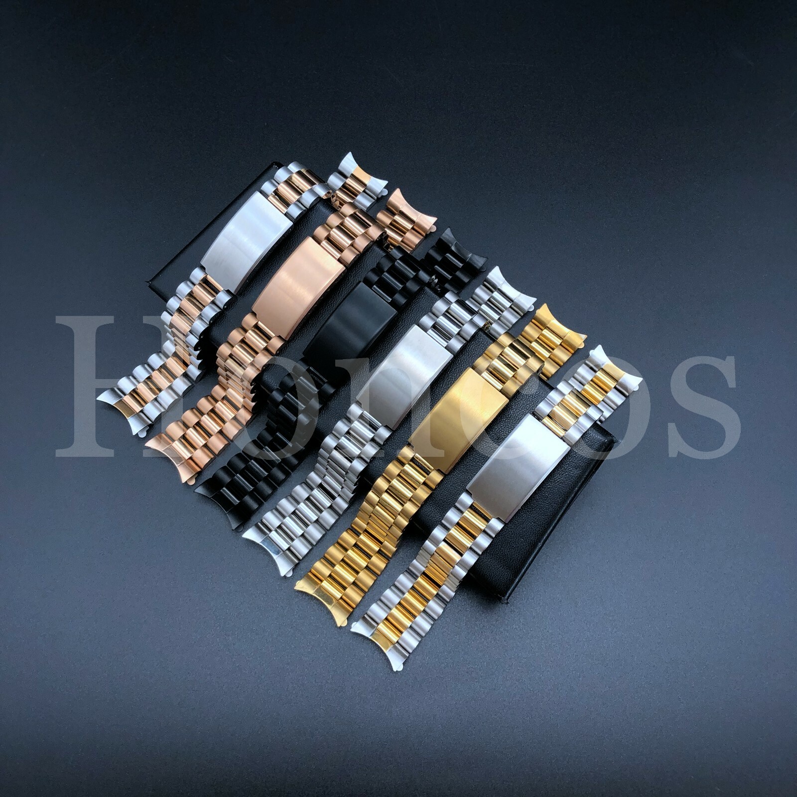 20 MM President Jubilee Watch Band Bracelet Fits for Rolex Steel Vintage Clasp