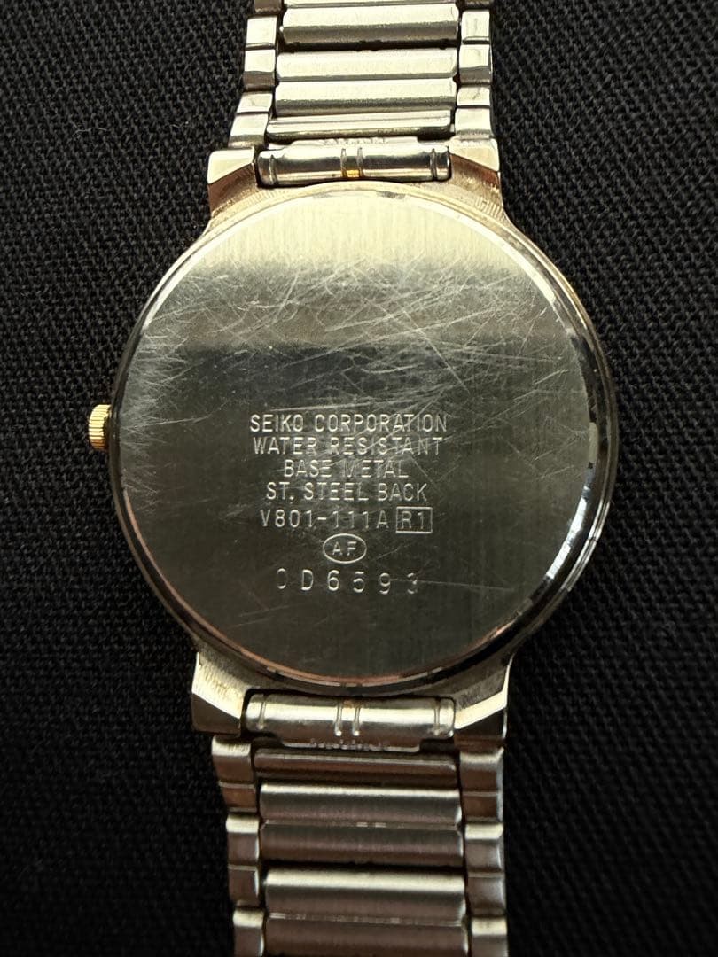 Seiko Session 1990s Quartz Watch Working