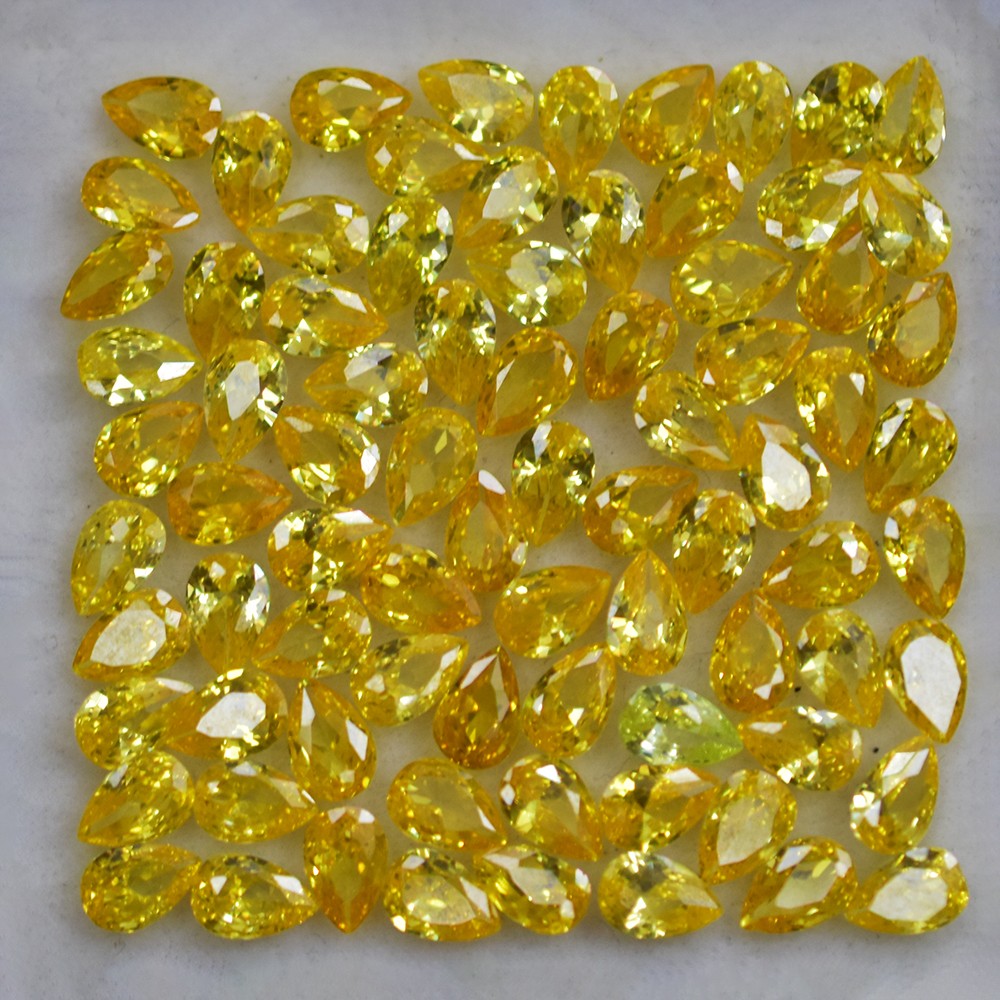 Certified Natural Yellow Sapphire Pear Cut 7×5 mm 12.00 Ct Gemstone For Gift