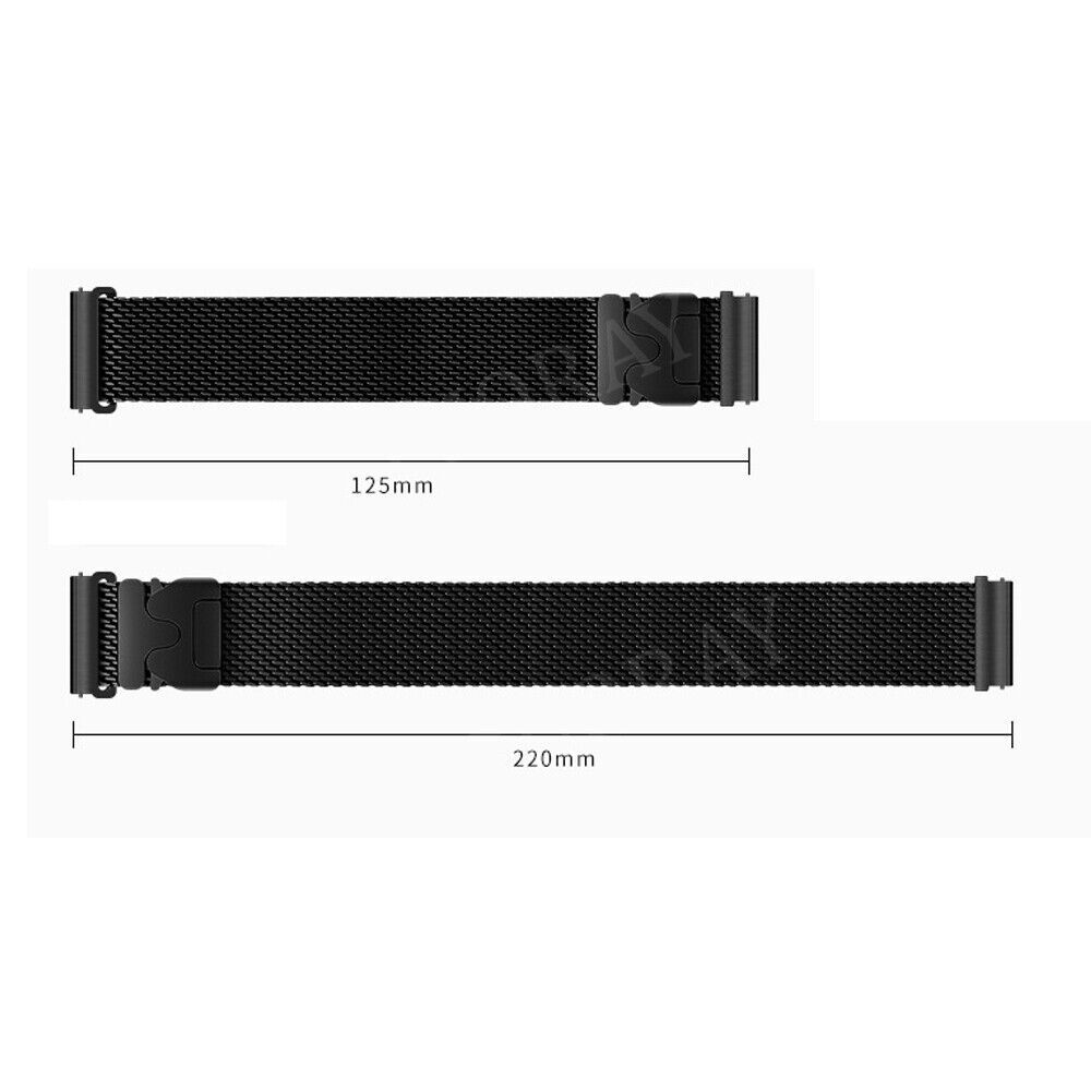 For Garmin Venu 3S/2S/2 Plus/SQ Vivoactive 5 4 3 Metal Watch Band Strap Bracelet