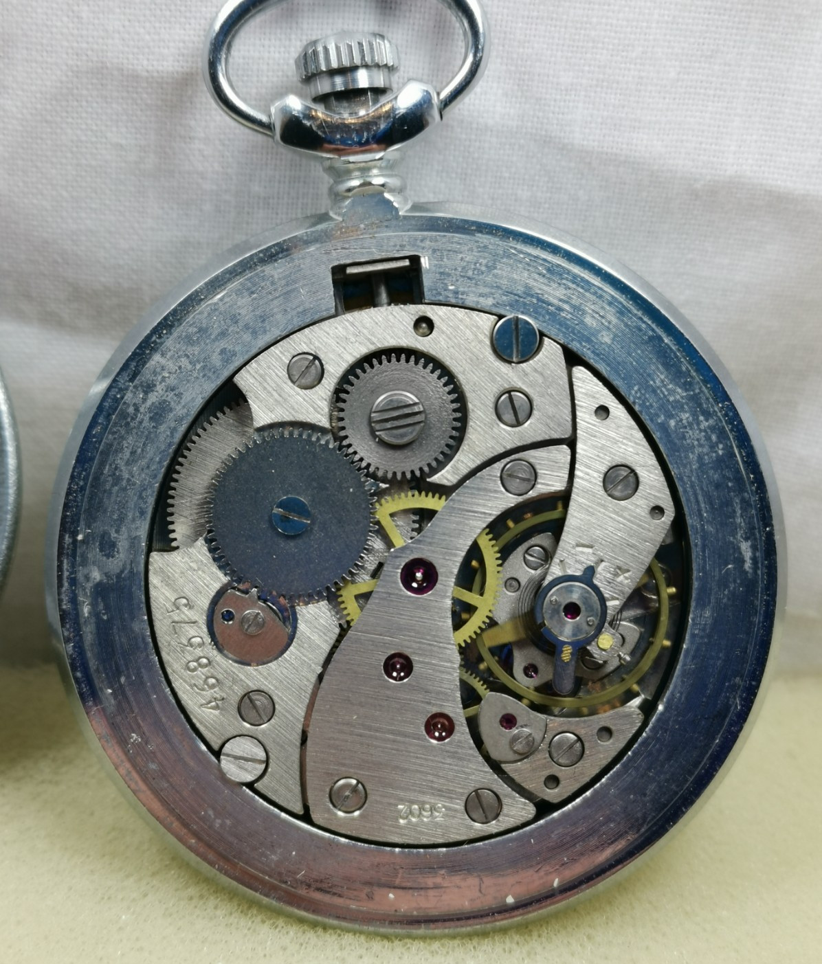 Molnija Krasnikof 18J Cal. 3602 Russia Pocket Watch Great Patriotic War 1941-45