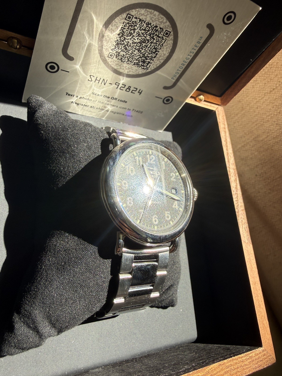 Rare Shinola Runwell Automatic 39.5mm Watch Black