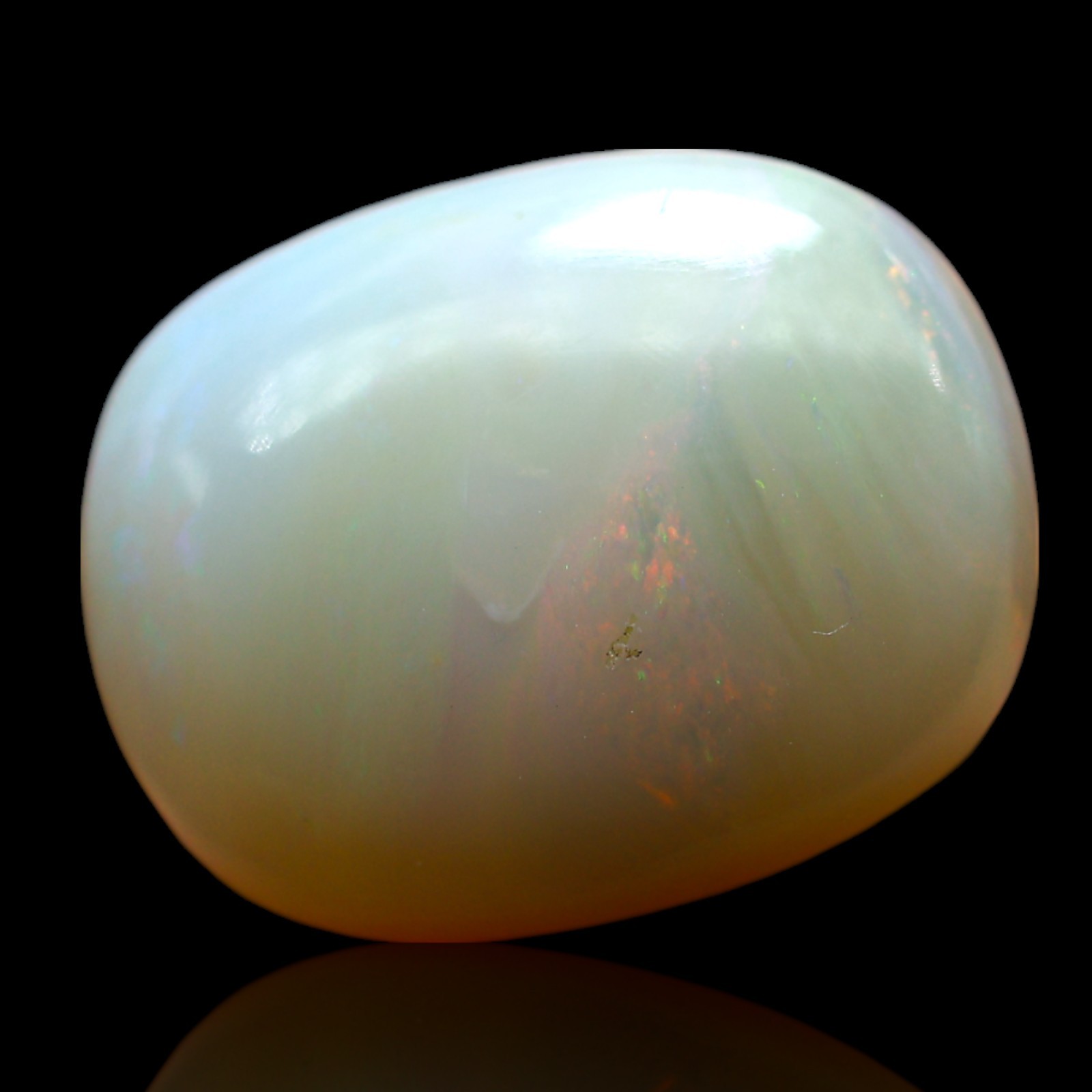 7.00 Cts Natural Oval Australian Fire Opal Ethical Cabochon Gemstone 15x12x6 mm