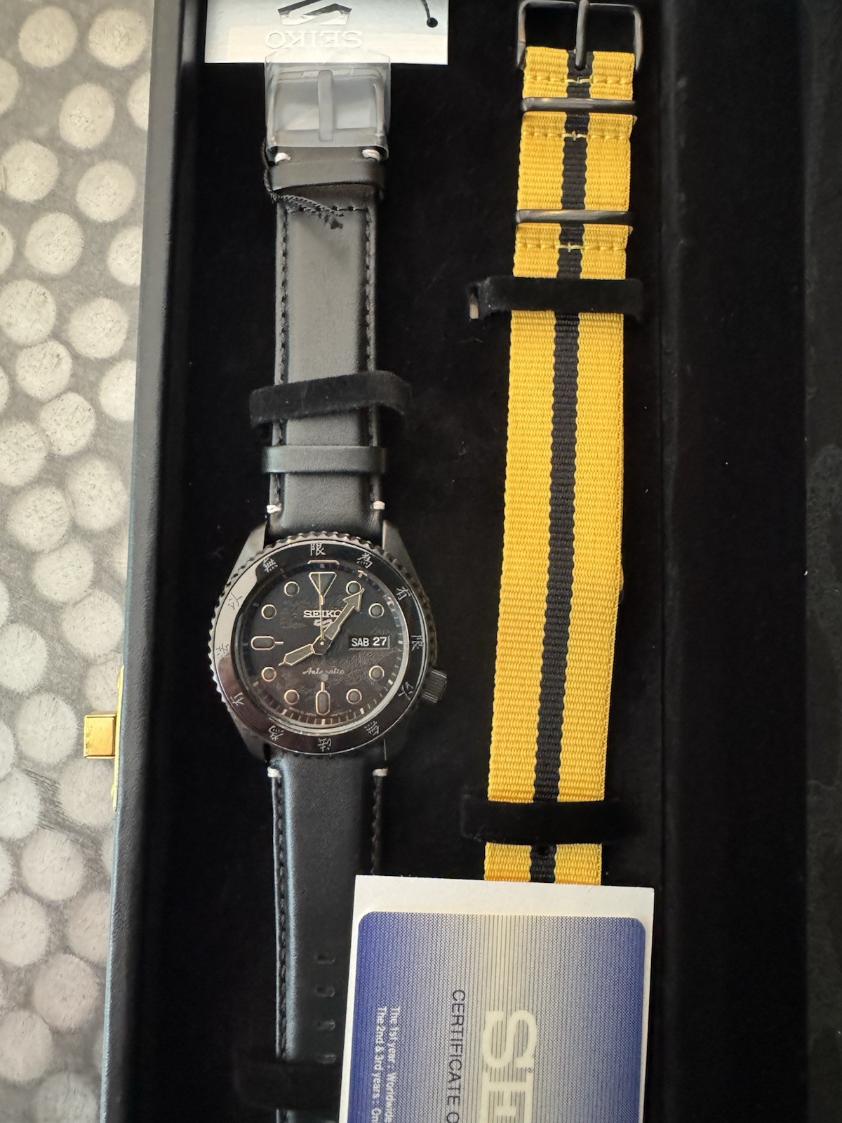 SEIKO 5 Sports Watch SRPK39 Bruce Lee Limited Edition 1238. Never Worn