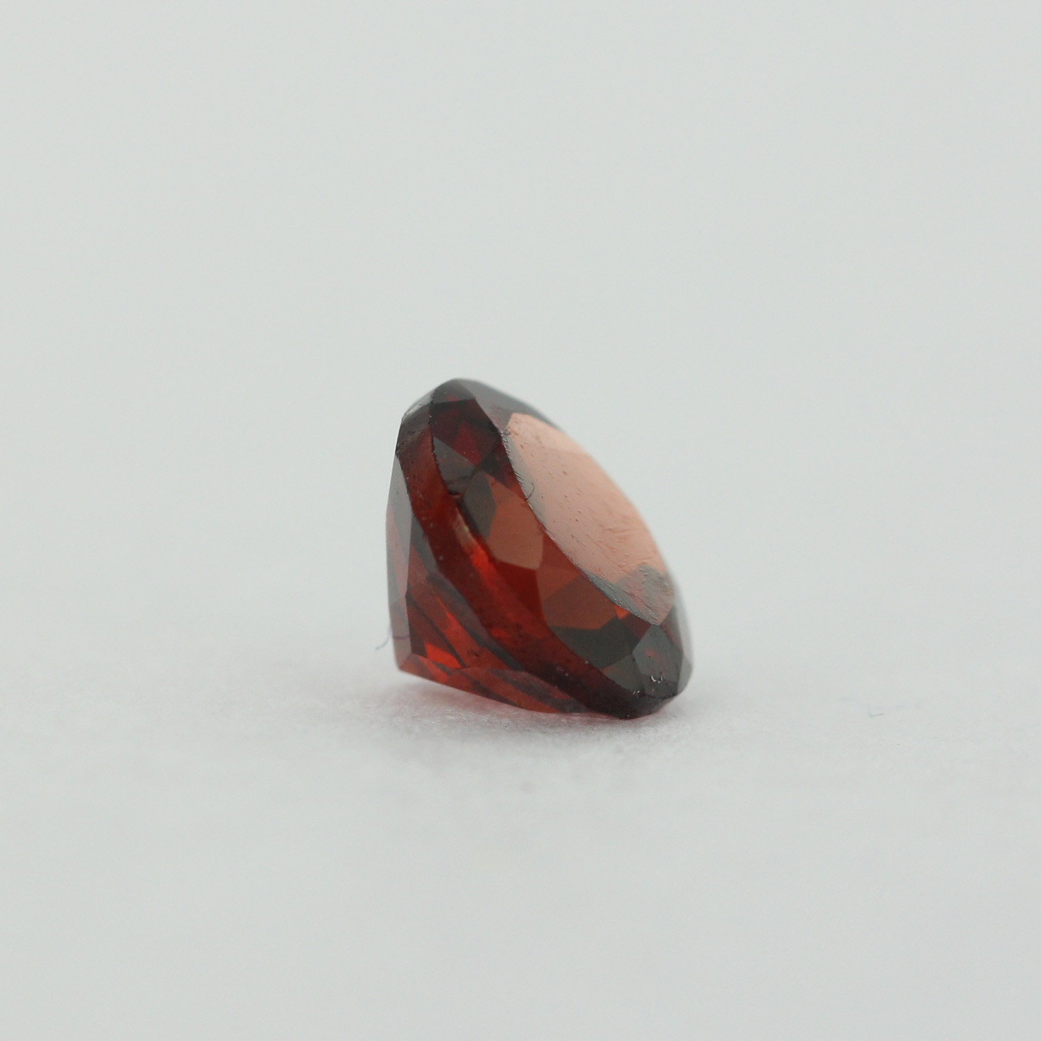 Loose Round Cut Genuine Natural Garnet Stone Single Almandine Red Birthstone
