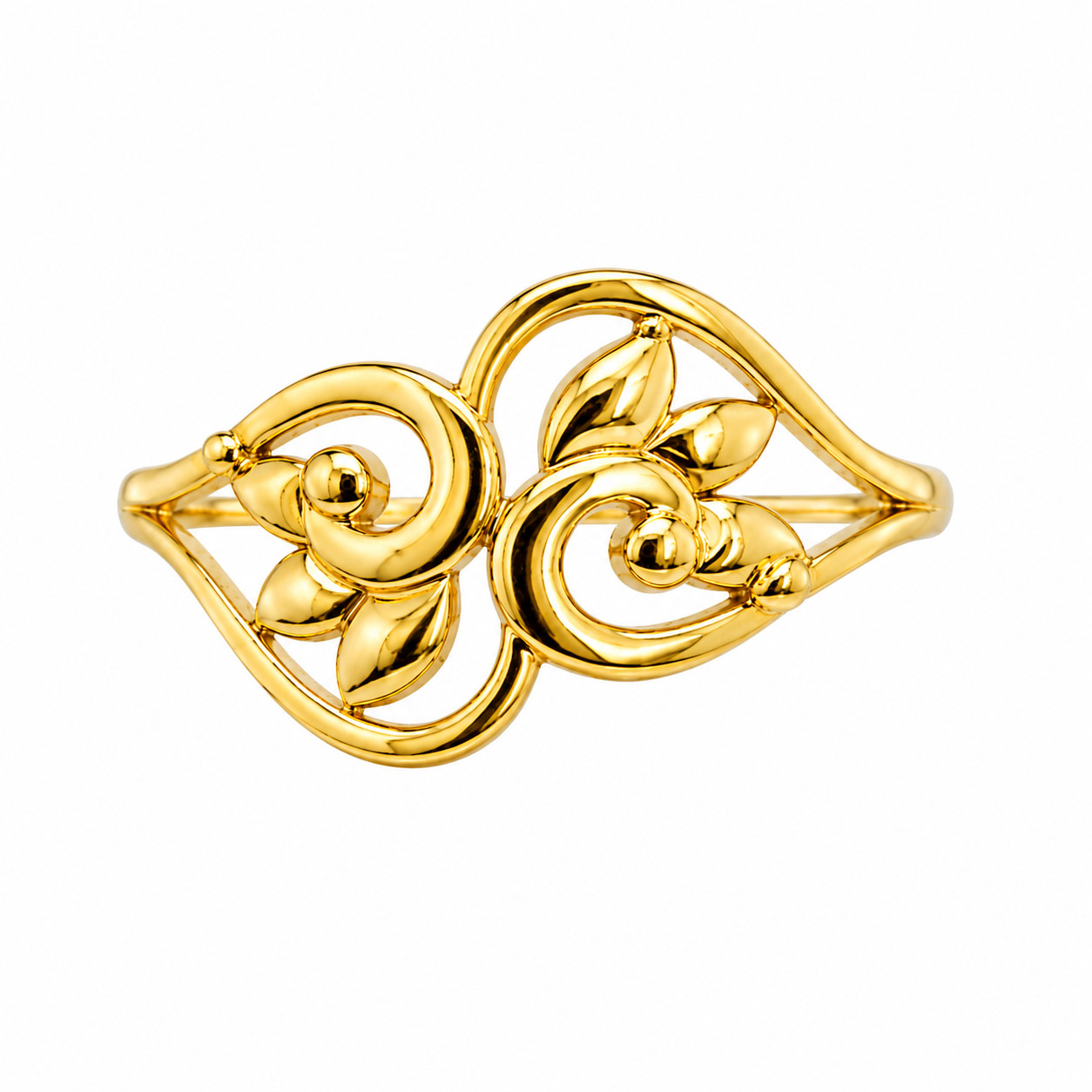 925 Sterling Silver Floral Ring Nature Inspired Leaf Vine Jewelry Gift