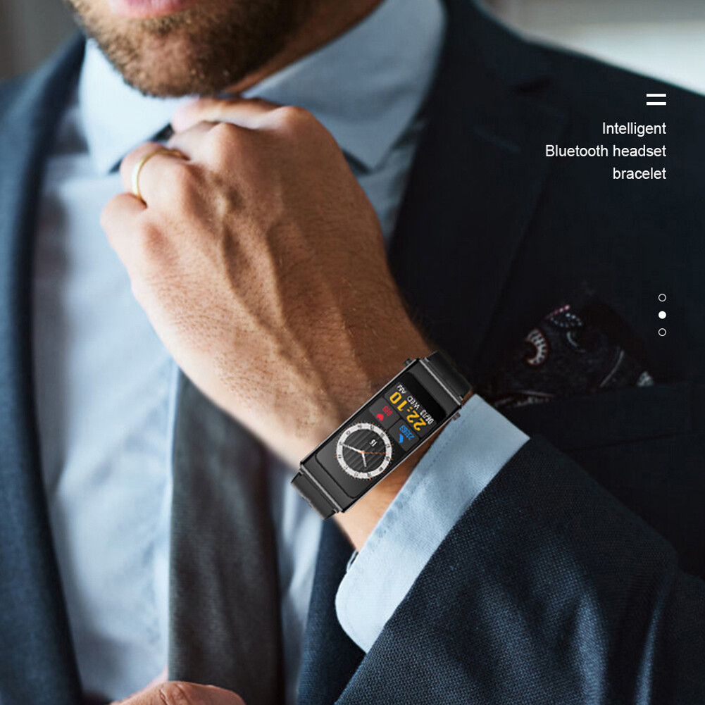 Smart Watch with Earbuds Stereo Earphones 2 in 1 Smartwatch Wireless Headset