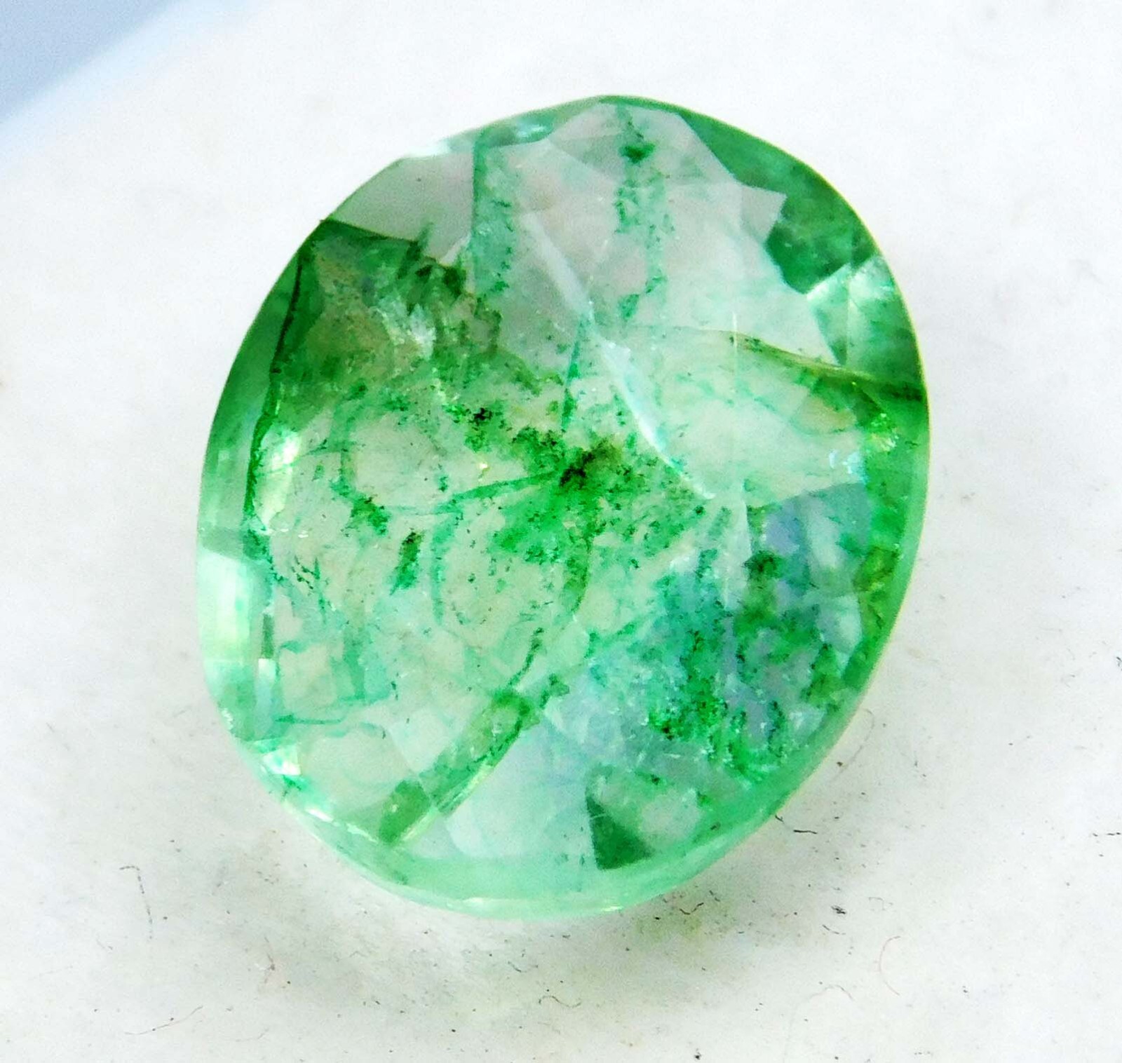 2.95 Ct Natural Green Emerald – Certified Untreated Zambian Loose Oval Gemstone