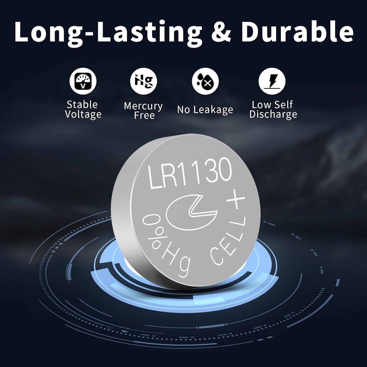 50x LR1130 AG10 LR54 389A 1.5V Alkaline Calculator, Watch Batteries Button Cell