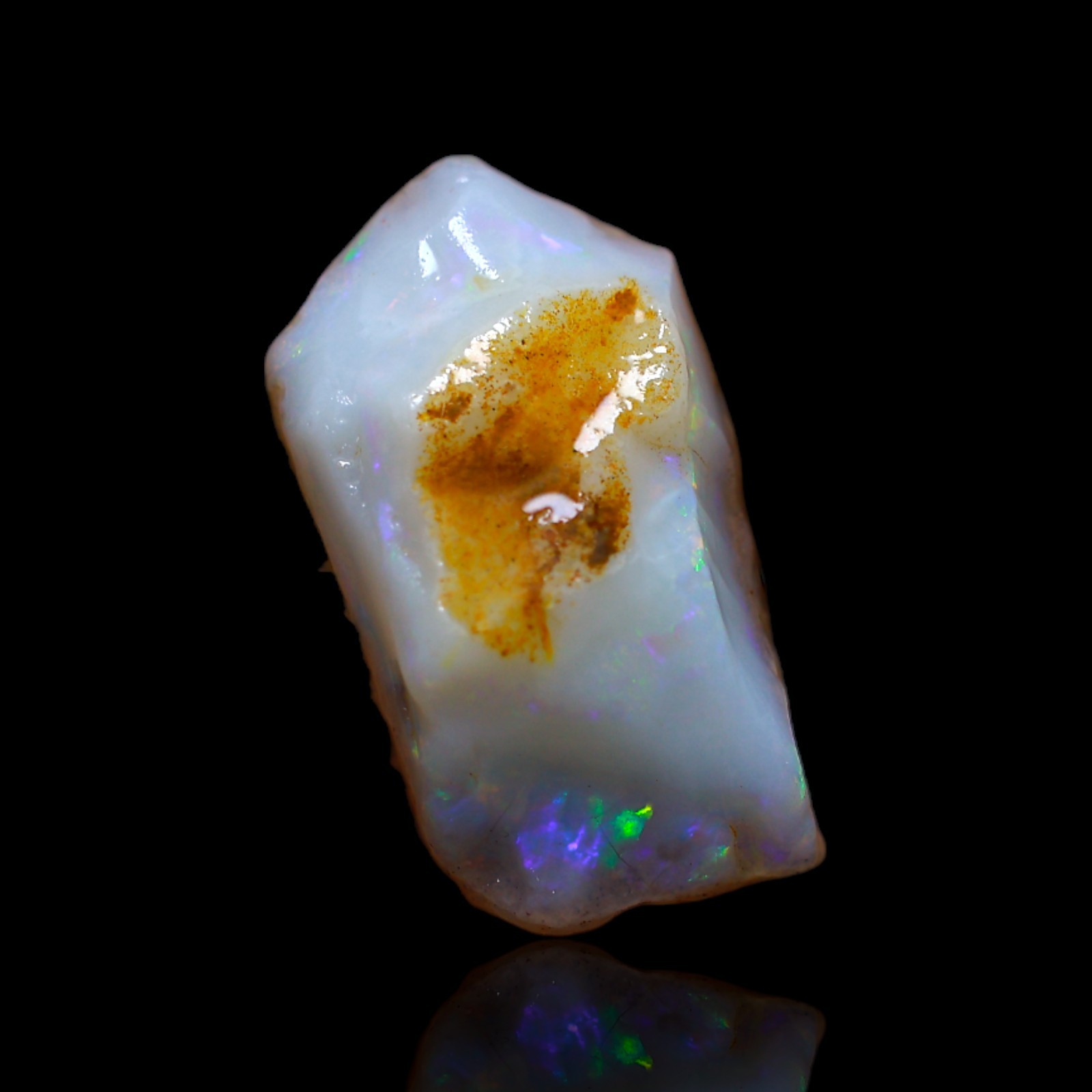 13.90 Cts Natural Australian Fire Opal Gemstone Jewelry Supply Rough 18x14x11 mm
