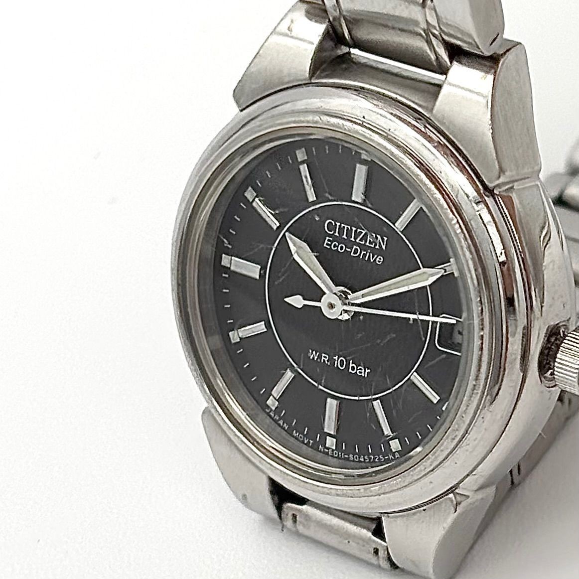 Working item CITIZEN Ladies Quartz Watch E011 S045725 Dark Gray Dial Eco Drive S