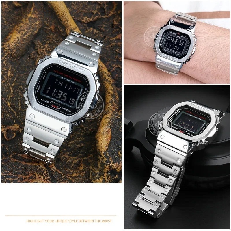 Casio Watch Band G-SHOCK DW5600/M5610/GW5610/GMW-B5000/GW-B5600/GA2100/GA2110