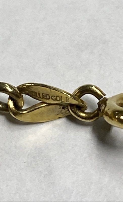 Rolled Gold Mesh Link 17 1/2″ Necklace 40.0g
