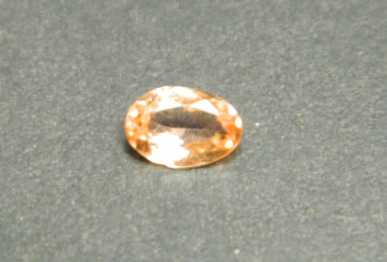Imperial Topaz 0.47 Ct Clarity IF Oval Cut Natural Golden Brazil I029