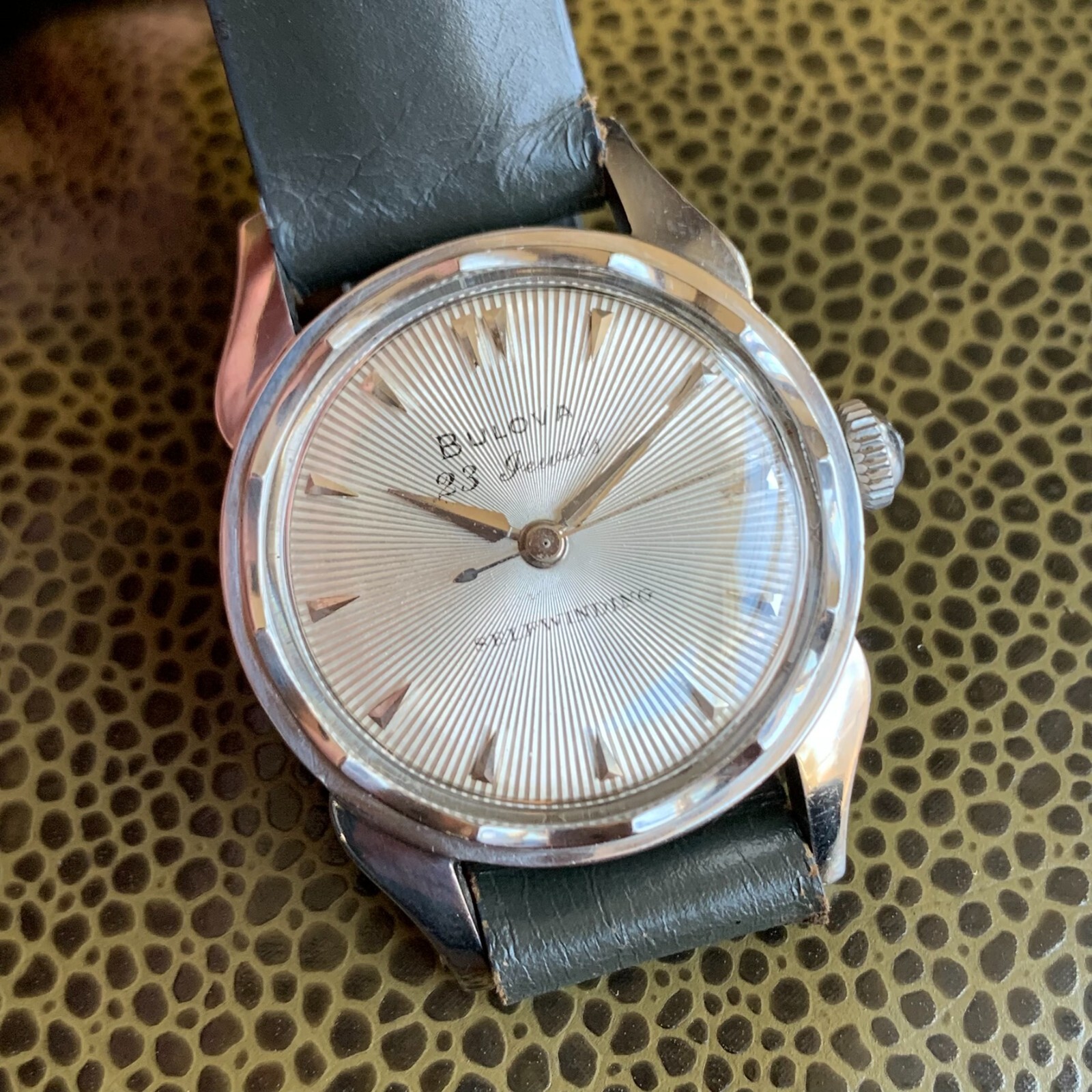 1958 Bulova 23 Jewels Adjusted 10BPAC Stainless Steel Automatic Wristwatch #4